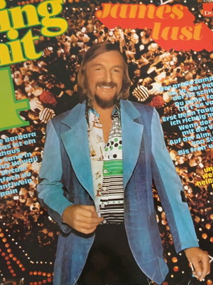 German pop music vinyl records used, pack of 4