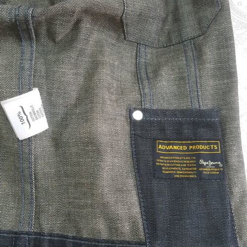 Pepe Jeans women's jacket new, black denim, size L