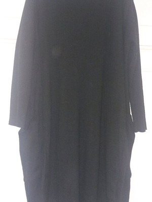 Dress used long with pockets black