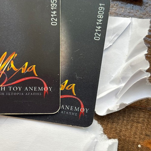 Anna Vissi Mala Opera phone cards used, set of 3