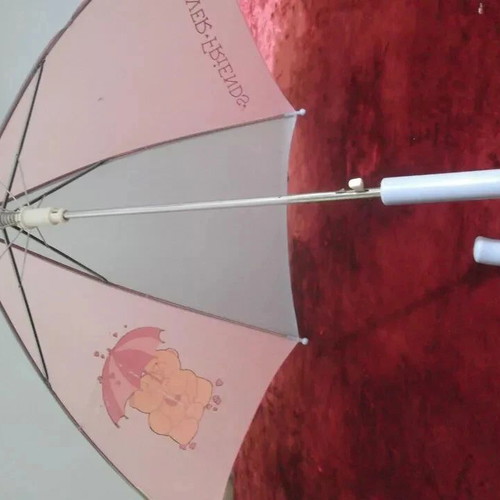 Forever Friends Child's Umbrella new, blue and pink vintage, 69.5 cm