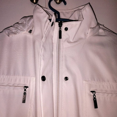 Spring-summer jacket used, white, size L