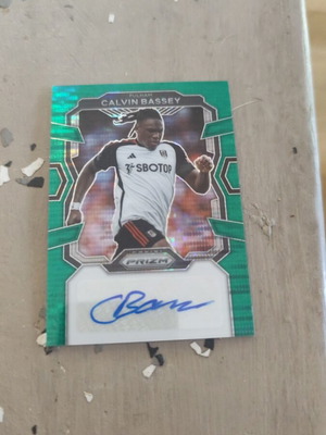 Calvin Bassey Premier League autograph card