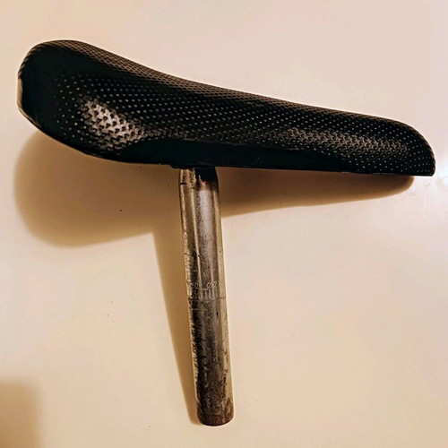 Children's bicycle saddle used, length 22 cm, 15 cm Φ22 seatpost