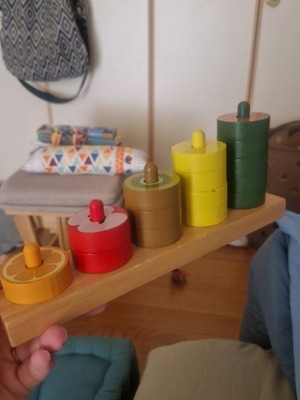 Wooden math educational toy
