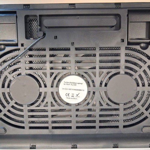 Turbo-X laptop cooling pad NC141 used, for repair or spare parts