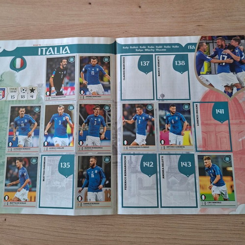 Road to Russia FIFA World Cup 2018 Panini Sticker Album like new