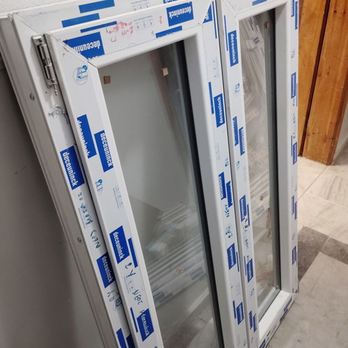 Windows with roller shutter and mosquito net, 156x95 cm
