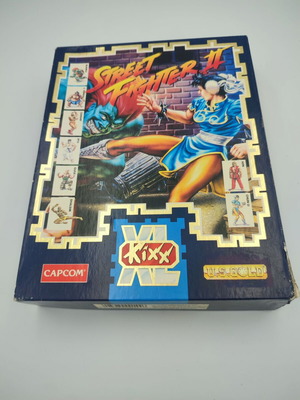 Street Fighter 2 Kixx XL US Gold Capcom Floppy Disc PC like new