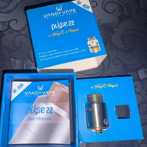 Vandy Pulse 22 atomizer used without accessories