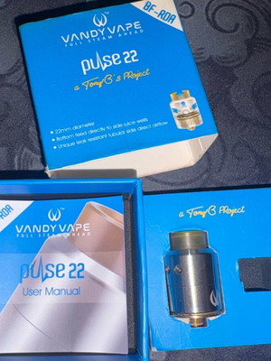 Vandy Pulse 22 atomizer used without accessories