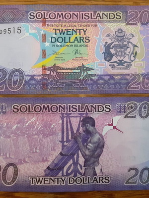 Solomon Islands 20 Dollars 2017 banknote new
