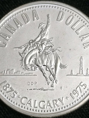 Canada Dollar 1975 Silver new