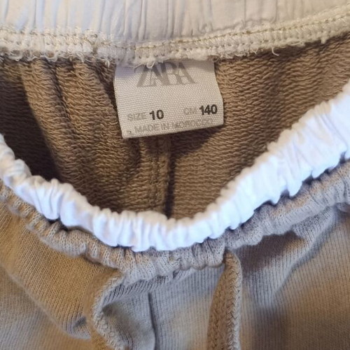 Zara cargo pants for 10-year-old girl, beige, 140 cm