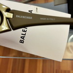 Balenciaga sunglasses beige like new with full set