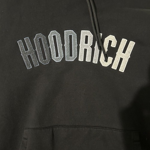 Hoodrich hoodie, size Small, black and grey