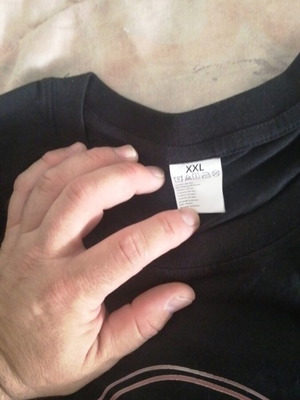 Unisex T-shirt Black Coffee size 2XL