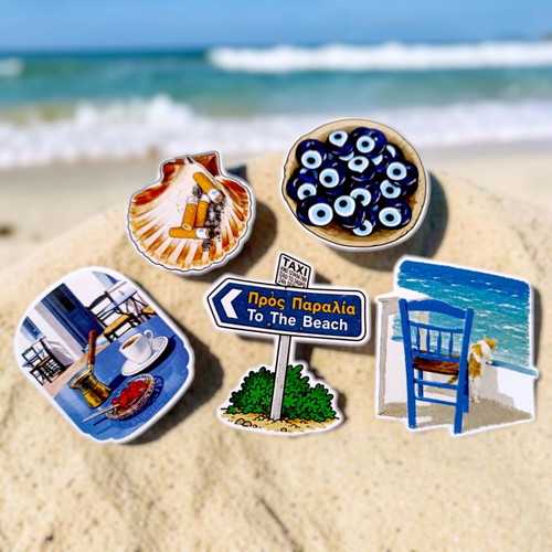 Summer sticker pack with 5 stickers