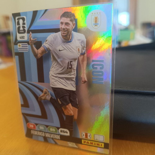 Adrenalyn Federico Valverde ICON football card Uruguay