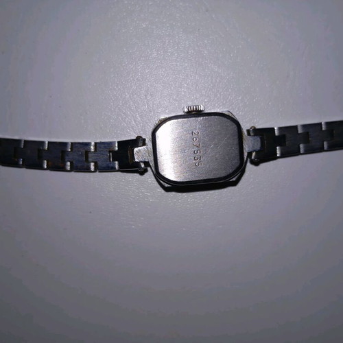 Luch women's authentic mechanical watch used, silver