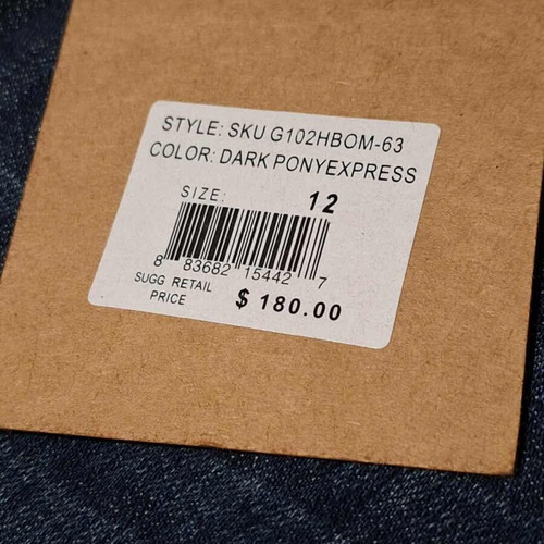True Religion kids' jeans size 12 new, dark ponyexpress skinny fit