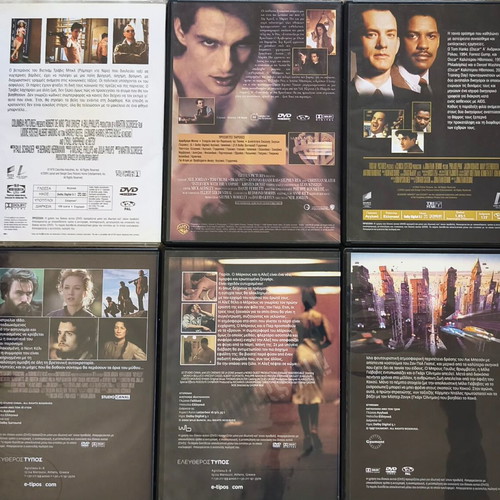 DVD movies like new, 6 classic films with subtitles
