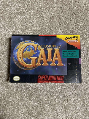 Illusion of GAIA Nintendo SNES σαν καινούριο, πλήρες, αγγλική έκδοση με χάρτη