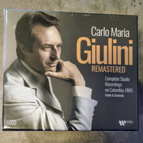 Carlo Maria Giulini Remastered Complete Studio 60 CD set new, classical