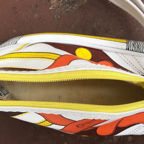 Pencil case sneaker used for school supplies