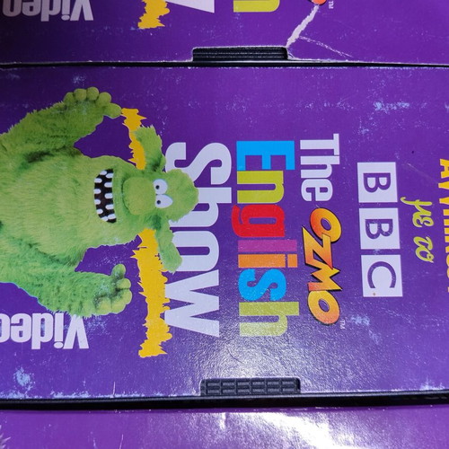 The Ozmo English Show BBC VHS set like new, 9 tapes incomplete