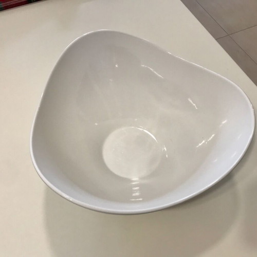 White serving salad bowl new with modern design