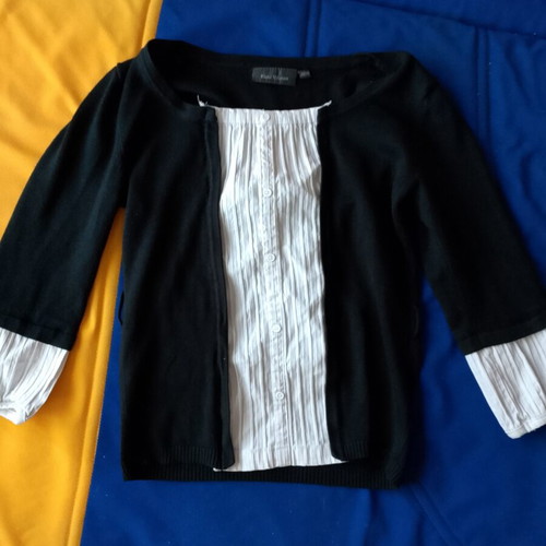 Kiabi Woman blouse size S black and white