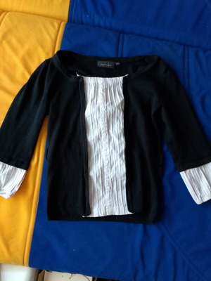 Kiabi Woman blouse size S black and white
