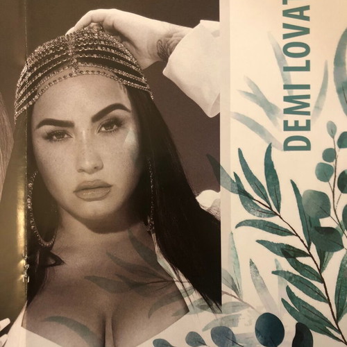 Ariana Grande/Demi Lovato poster like new from U girl magazine