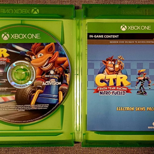 Crash Team Racing Nitro Fueled Xbox One used in excellent condition