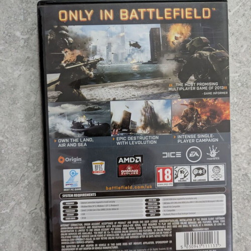 Battlefield 4 PC like new