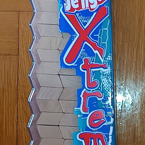 Jenga Xtreme board game like new, 1 box