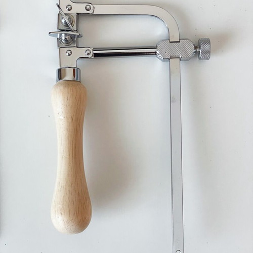 Jewellery saw with blade set 1/0–6/0