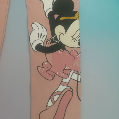 Minnie Mouse leggings, size 128, 7-8 years