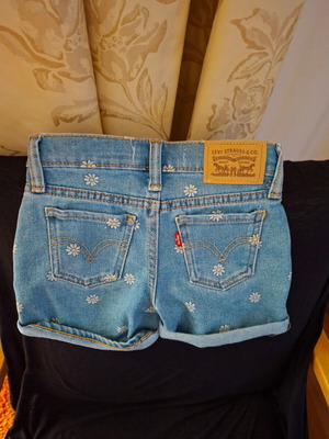 Levi's authentic kids' denim shorts, blue, size 4-5 years