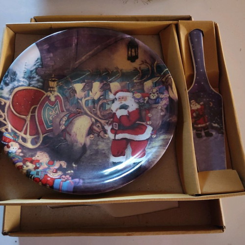 Christmas platter with spatula new