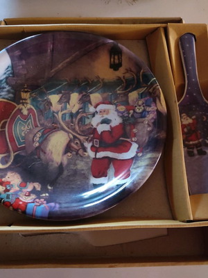 Christmas platter with spatula new