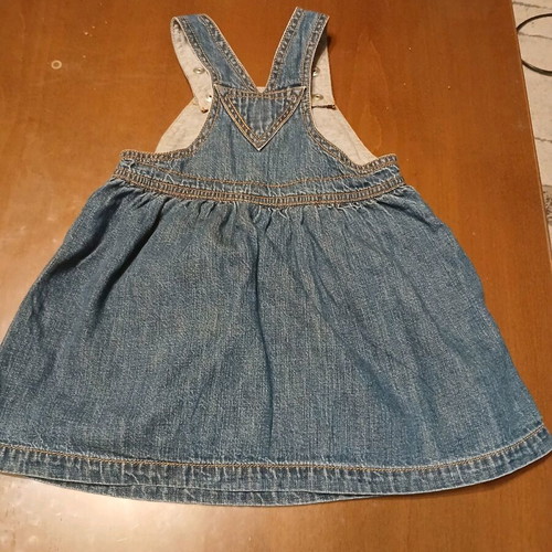 Baby Gap denim dress for girl 18-24 months like new, 100% cotton