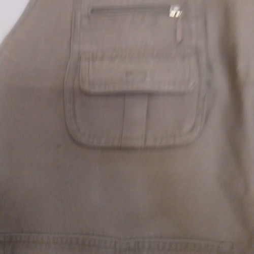 Shengyabao men's vest beige XL new with multiple pockets