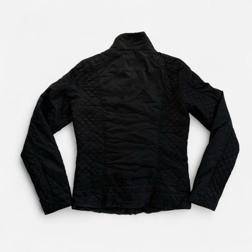 The North Face thin quilted jacket black like new