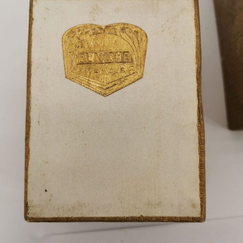 Set of 2 powder boxes used, sealed from 1950 era