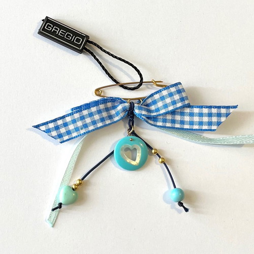 Gregio 9k Matohandro like new with turquoise and mother of pearl