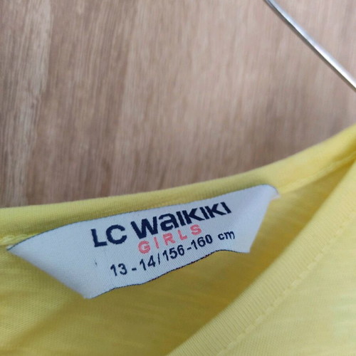 Children's dress new, size 13/14, yellow