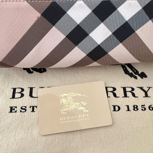 Burberry Nova Check Boston Bag like new, handheld, black and beige
