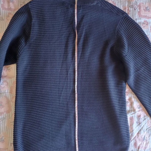 Marks & Spencer Tailored Fit sweater medium, 100% cotton, navy blue, like new
